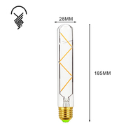 Décoration d'intérieur Ampoule à filament vintage rétro 4W E14 E12 Ampoule à filament LED Lampe