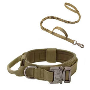 Mehrfarbiges, verschleiß festes Schnellverschluss-Schwermetall-Nylon-Gurtband für Hunde leine für mittelgroße Hunde, taktisch - Product Image 1