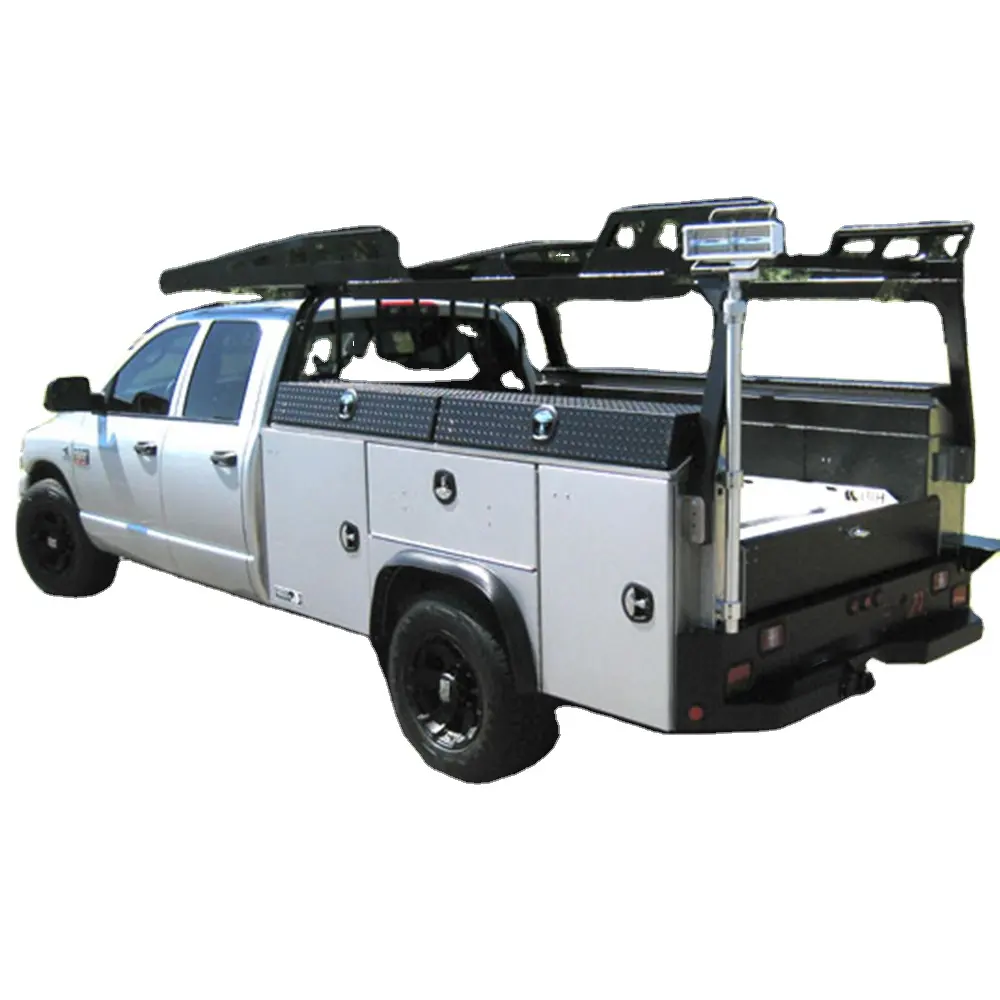 Universal 4X4 Pickup Aluminio Ligero Servicio y Utilidad Cuerpos RV Camper Para Venta Caliente