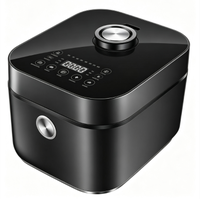 Cuisinière à riz numérique GB-MC180 5L 780W, chauffage électromagnétique IH, contrôle numérique du minuterie, cuve intérieure en plastique et acier inoxydable, cuiseur vapeur