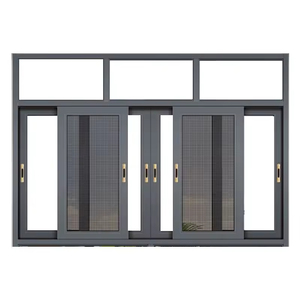 Cửa sổ trượt hai lớp với khung hợp kim nhôm màu trắng cho phòng khách nhà bếp - Product Image 4