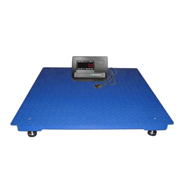 1 Ton 5 Ton OIML Certified Electronic Floor Scale Digital Load Cell Indicator for Warehouse Pallet Weighing (OEM/ODM Available)