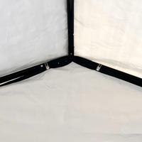 Auvent de voiture portable 3x6m en aluminium et acier de haute qualité, noir, pratique, durable, facile à assembler, imperméable en PVC