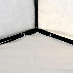 Auvent de voiture portable 3x6m en <span class=keywords><strong>aluminium</strong></span> et acier de haute qualité, noir, pratique, durable, facile à assembler, imperméable en PVC - Product Image 5