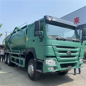 Howo 6x4 Large Vacuum <b>Pump</b> Tank 20CBM Slurry Sludge Sewer Sewage <b>Suction</b> Truck for Sale - Product Image 5