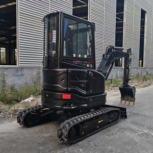 무료 배송 2.5 톤 유압 농업 미니 굴삭기 미니 디젤 다이거 2500kg 굴삭기 농장 붐 스윙 - Product Image 3