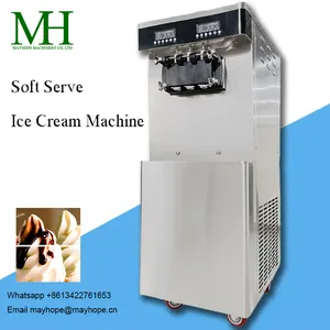 12-16L/H Full Automatic Ice Cream Machine Commercial Ice-cream Machine 6L Soft Serve Small Ice Cream Machine for Sale