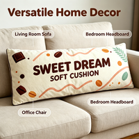 Housse de coussin en peluche personnalisée, douce et décorative, avec imprimé amusant, pour canapé, lit, bureau