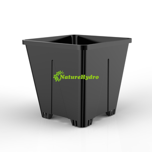 Horticulture Jardin Petits Pots De Pépinière En <span class=keywords><strong>Plastique</strong></span> Serre Seaux De Fleurs Noirs 1L/2L/3L/5L Pots De Plantation - Product Image 3