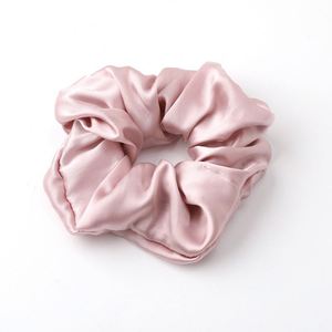 Nueva Diadema Brillante Hecha a Mano de 100% Seda de Morera para Niñas, Coletero de Cuerda de Seda Voluminoso al por Mayor - Product Image 4