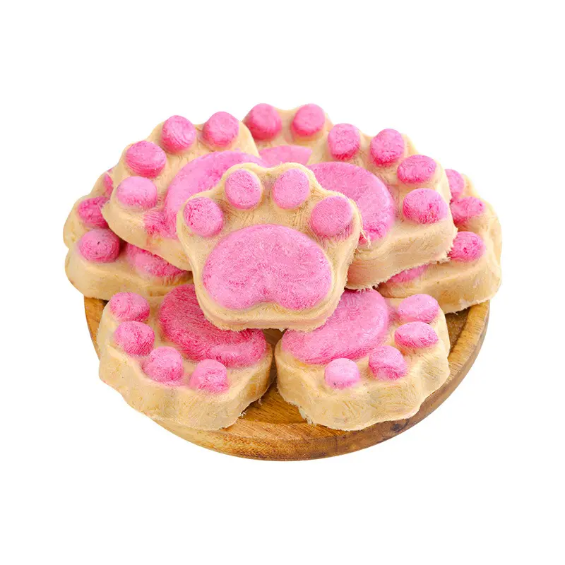 Pet Cats treats snack Chicken freeze dried food kitten claw cake dry snacks Nutrition high fat dog snacks freeze dried