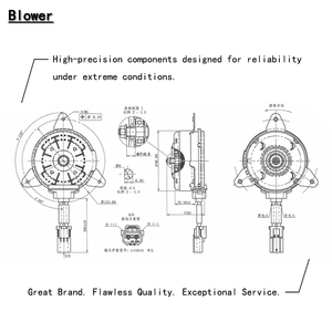 Motor de ventilador OEM 1KD819015 para Volkswagen Jetta Bora Sagitar Magotan T-Roc Tayron Touareg Golf <span class=keywords><strong>Arteon</strong></span> - Product Image 5