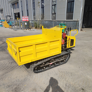 Mini-dumper sur chenilles 1,5T avec chenilles en caoutchouc durables - Product Image 3