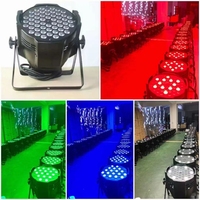 Projecteur LED Par 180W 54x3W RGBWY avec contrôle DMX512 et activation sonore pour mariages, concerts, événements et éclairage de scène
