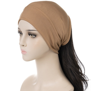 HZM-22149 Hijab Tube Bonnet <span class=keywords><strong>Chimio</strong></span> Chapeau Tête Couverture Femmes Musulman Hijabs Intérieure Cap Sous Écharpe <span class=keywords><strong>Turban</strong></span> - Product Image 4