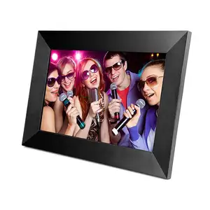 와이파이 섹시한 비디오 디지털 사진 프레임 비디오 프레임 10 인치 IPS LCD 클라우드 비디오 다운로드 프레임 디지털 사진 액자