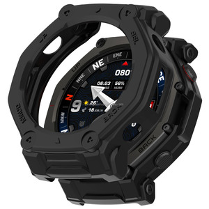Funda protectora de armadura hueca de TPU suave para Amazfit <span class=keywords><strong>TRex</strong></span> 3Pro 48MM funda de reloj inteligente carcasa de parachoques para Huwmi 2017 <span class=keywords><strong>Pro</strong></span> funda de reloj - Product Image 1