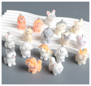 Petite figurine 3D avec pendentif et crochet pour la fabrication de bijoux, jouet mignon Kawaii - Product Image 3