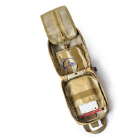Sac de premiers secours d'urgence, trousse de survie, comprenant un bandage, une couverture, un garrot, un masque, des pinces, des gants, des kits médicaux imperméables
