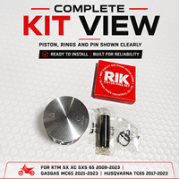 Kit de piston de cylindre de moto pour KTM SX XC SXS 65 2009-2026 GasGas MC65 2021-2026 Husqvarna TC65 2017-2026
