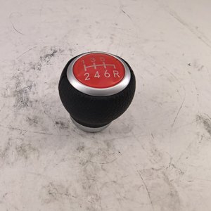 Car <b>Gear</b> <b>Knob</b> Leather Red And Black 6 Speed Manual Transmission Shift <b>Knob</b> For Subaru Ergonomic Design - Product Image 6