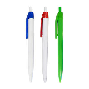 ปากกาลูกลื่นพลาสติกหลายสีปากกาโลโก้แบบพับเก็บได้ - Product Image 3