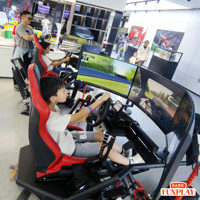 Simulateur de course de voitures 9D VR Dynamic Motion Drive 5060 5070Ti, équipement d'arcade de conduite, 6 degrés de liberté, cylindre 3, fibre de verre, intérieur/extérieur