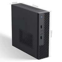 Boîtier K3 Thin Mini-ITX, châssis de PC portable de petite taille, boîtier d'ordinateur de bureau industriel