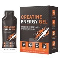Vloeibare Creatine Gel Sachets, klaar om te gebruiken, pre-workout supplement met snel absorberende formule, aangepaste verpakking, groothandel leverancier
