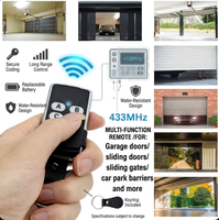 Télécommande universelle pour porte de garage SMG-2055 433mhz Clone 4 boutons, nouvelle télécommande de clonage 433mhz