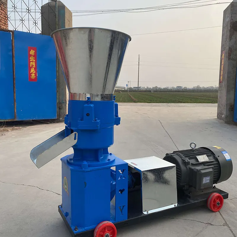 ペレタイザー鶏牛小型造粒機飼料ペレット機を作る中国のディーゼル燃料動物飼料加工機