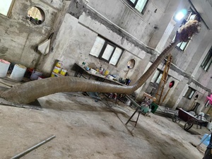 Palma di Cocco Artificiale da Esterno 8ft 5m Impermeabile in Fibra di Vetro e Acciaio Zincato con Foglie in Tessuto per Eventi e Festività del Ringraziamento - Product Image 2