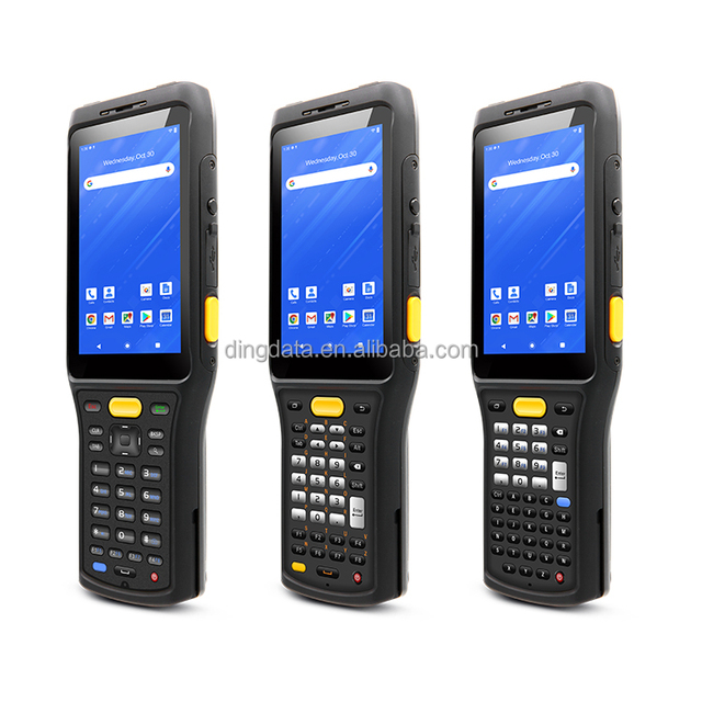 Dingdata Android 13 IP65 Waterproof 4-Inch Handheld Octa-Core Qualcomm 64GB Industrial PDA 4G GMS NFC RFID Reader 2D Stock WiFi