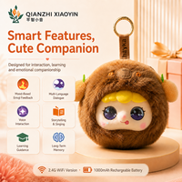 Llavero de Peluche con IA, Clon de Voz, Memoria de Larga Duración, +50 Idiomas, Expresiones de Emoción, WiFi, Compañero Portátil, Regalo para Niños, PP