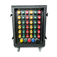 Machine à étincelles de feux d'artifice froids avec armoire d'alimentation 36-Road 16-A et télécommande, distribution par batterie à effet de scène
