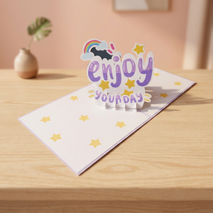 Carte pop-up 3D artisanale tendance pour la Saint-Valentin et Thanksgiving, conception personnalisée, découpe laser, impression offset, fabriquée au Vietnam, papier Hanoi - Product Image 2