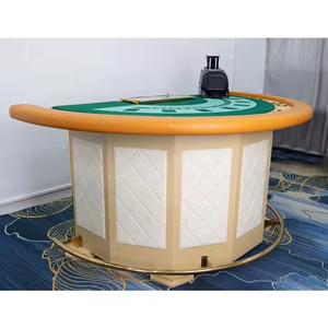 7 jugadores personalizados de lujo de alta calidad nuevo Blackjack naipes semicírculo Mesa media forma redonda - Product Image 4