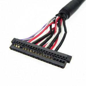 Aangepaste micro coaxiale afgeschermde LVDS-kabel JAE FI-RE51 41/51P 0,5 mm voor auto centrale bedieningsdisplay, engineering machinescherm - Product Image 3
