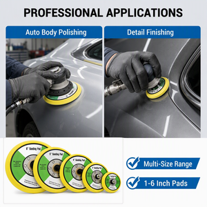 Tampone Abrasivo Professionale in PU da 1-6 Pollici <span class=keywords><strong>per</strong></span> <span class=keywords><strong>Levigatrice</strong></span> Orbitale Casuale, con Superficie in <span class=keywords><strong>Velcro</strong></span> <span class=keywords><strong>per</strong></span> <span class=keywords><strong>Levigatrice</strong></span> Elettrica - Vendita Diretta dalla Fabbrica - Product Image 3