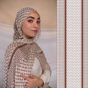 <span class=keywords><strong>Hijab</strong></span> Muçulmano Personalizado com Logo - Modal Satin Respirável para Todas as Estações - Lenço Simples e Modesto para Mulheres - Product Image 3