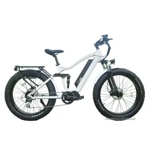 High Power E MTB 8 Speed Fat Tire Full Suspension Electric Hybrid Bike 1000w Bafang M620 Mid Drive Ebike for Hunting