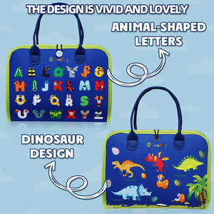 Tablero de Actividades Montessori de Peluche para Niños de 2 a 4 Años, Juguetes Educativos Sensoriales, Libros de Actividades, Desarrollo de Habilidades de Aprendizaje Temprano - Product Image 4