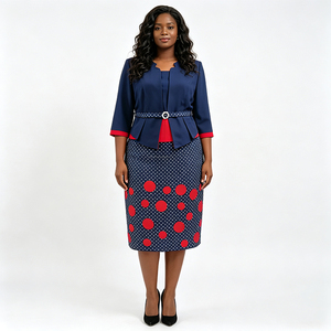 African Attire Dresses Plus Size New Design Women Dresses for Mid-age Women - Product Image 1