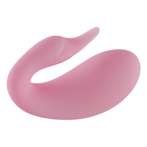 Little Swan Rechargeable <b>Vibrating</b> Egg Pink Silicone Clitoral Massager For Women Adult Toy - Product Image 1