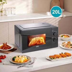Horno microondas Winning Star de 20L con plato giratorio mecánico para asar y hornear - Product Image 2