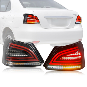 Lámpara de coche para <span class=keywords><strong>Toyota</strong></span> Vios <span class=keywords><strong>Yaris</strong></span> 2008-2013 luces traseras accesorios de coche para lámpara trasera Vios - Product Image 1