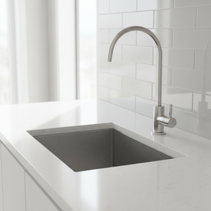 Robinet de cuisine classique à noyau de valve en céramique à poignée unique avec purificateur d'eau à fonction thermostatique pour installation à trou unique - Product Image 2