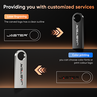 Flashdisk Logam USB Flash Drive Kecil dengan Logo Kustom Gratis, U Disk 3.0, Memory Stick USB 16GB 32GB, Pendrive Super Mini, Hadiah U Disk