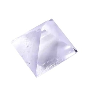 Pirámide de Cristal de Cuarzo Transparente Natural Tallada a Mano, Piedra de Cuarzo Blanca para Reiki, Meditación, Energía, Decoración del Hogar, Artesanía - Product Image 3