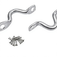 Lot de 10 œillets de fixation M10 en acier inoxydable 304 pour poignée de porte de bateau, quincaillerie de porte avec vis